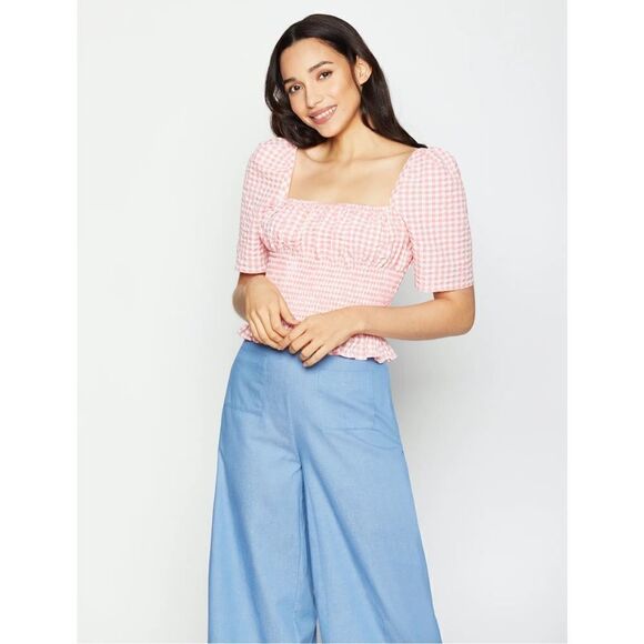 BCBGENERATION WIDE-LEG CROPPED PANT Womens 8 New - Picture 2 of 11